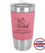 16 oz  Leatherette Stainless Steel Travel Mug- Tumbler