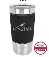 16 oz  Leatherette Stainless Steel Travel Mug- Tumbler