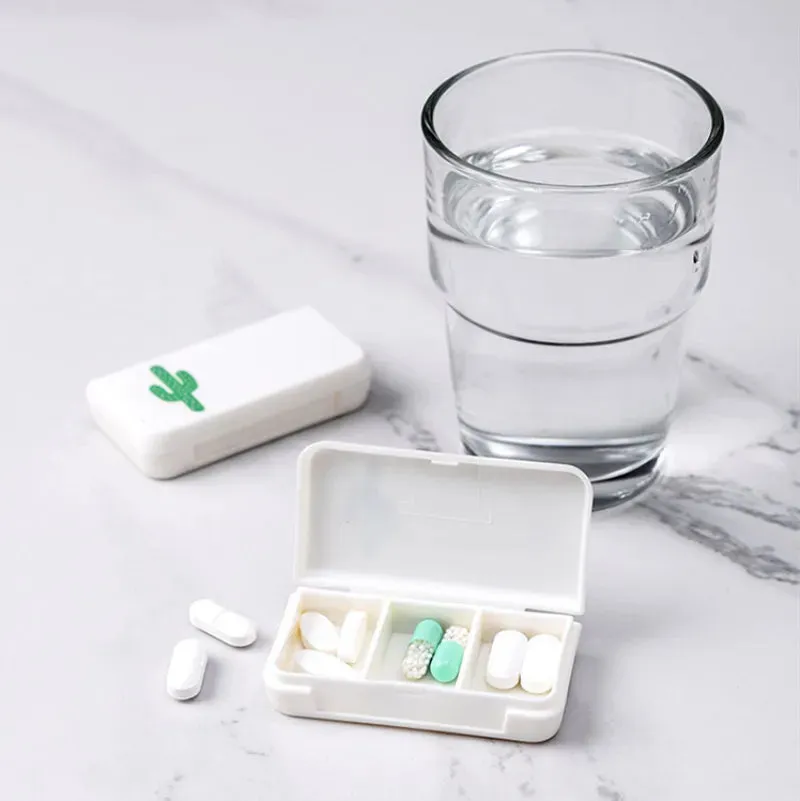 3 Grids Mini Pill Case - Compact and Eco-Friendly Organizer