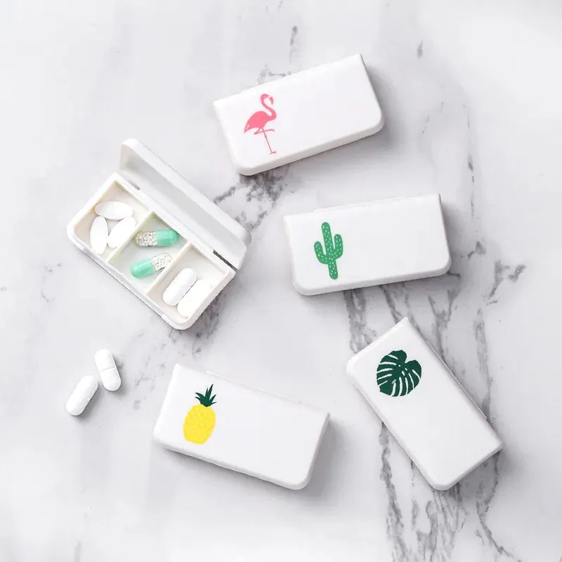 3 Grids Mini Pill Case - Compact and Eco-Friendly Organizer