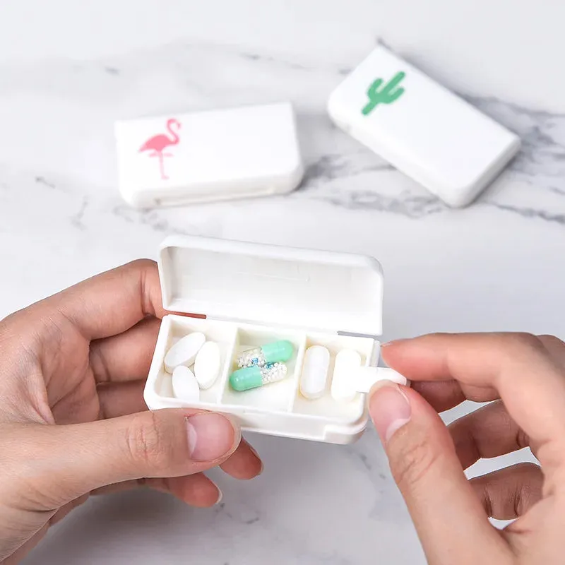 3 Grids Mini Pill Case - Compact and Eco-Friendly Organizer