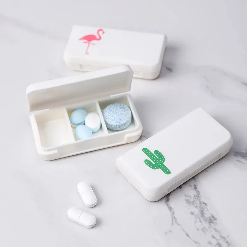 3 Grids Mini Pill Case - Compact and Eco-Friendly Organizer