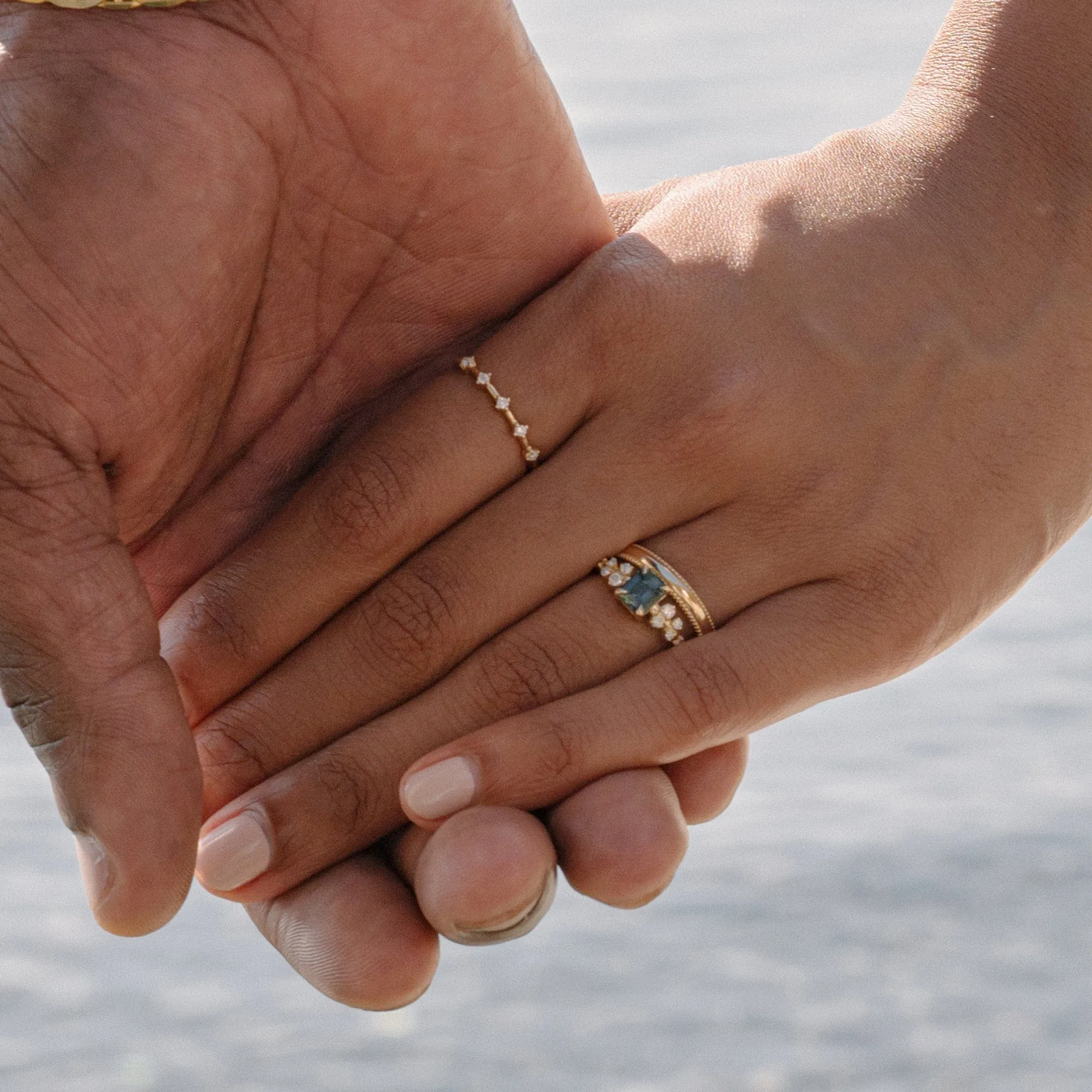 3mm Milgrain Wedding Band