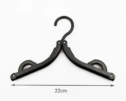 5 Pcs Plastic Folding Clothes Hanger - Purple