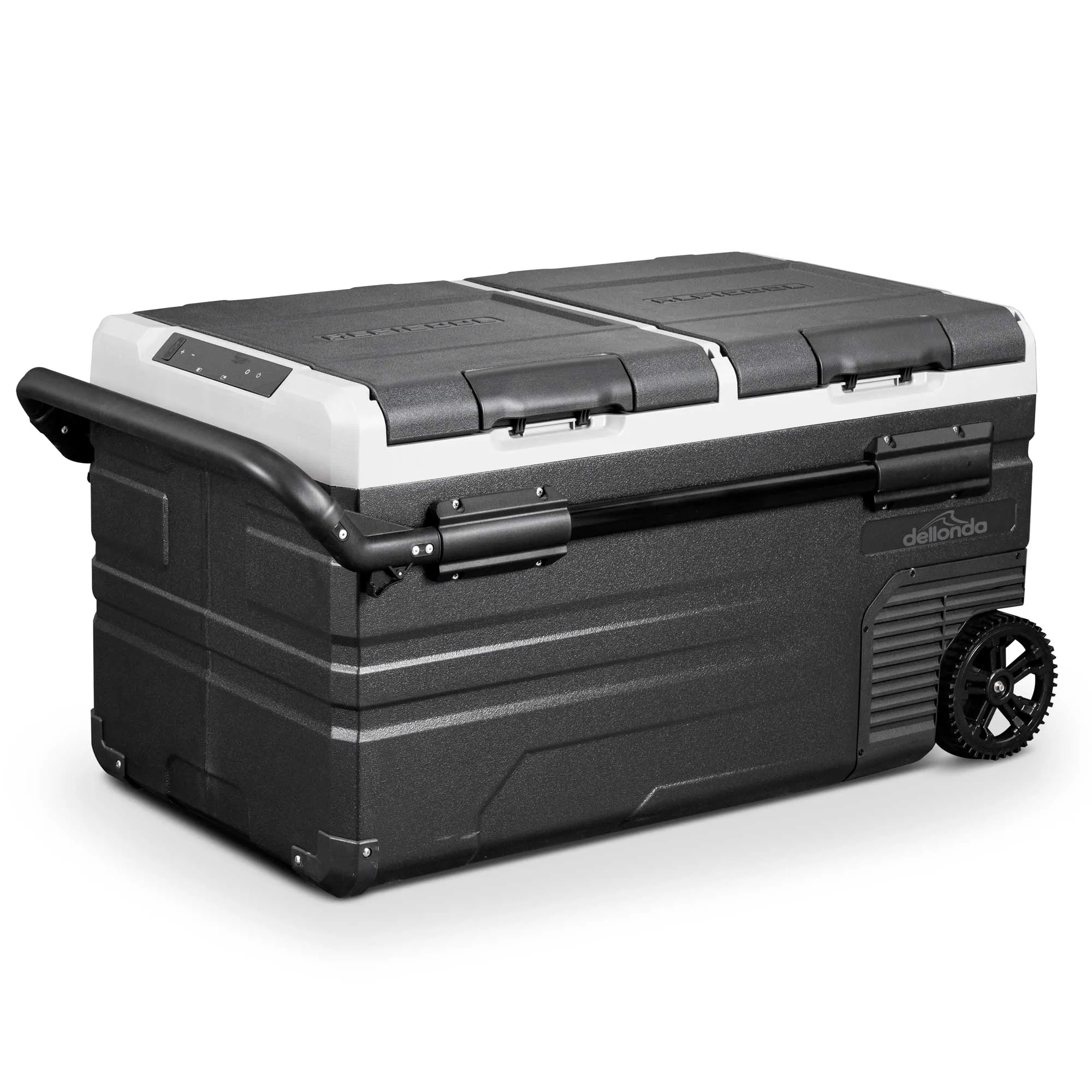 75L Portable Car Fridge, Freezer, 12/24V Dual Zone Compressor - DL127