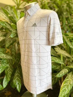 adidas Lines Jacquard Golf Polo