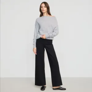 Anh Wide-Leg Ponte Stretch Pant
