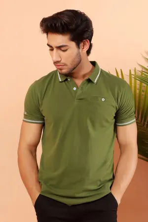 Army Green Polo