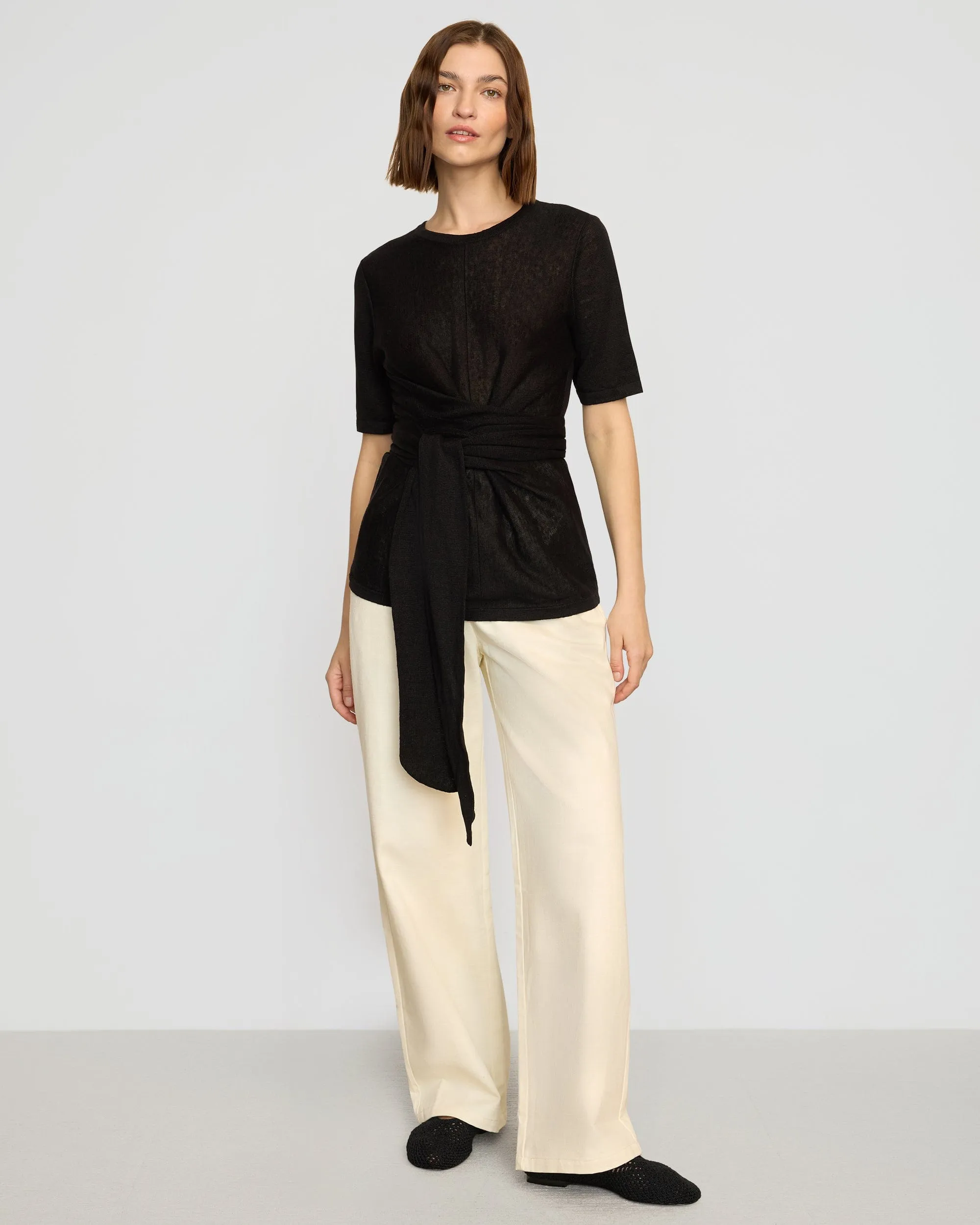 Aster Herringbone Denim Pant
