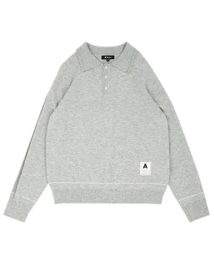 AVEN Men's Basic Polo Knit - Gray
