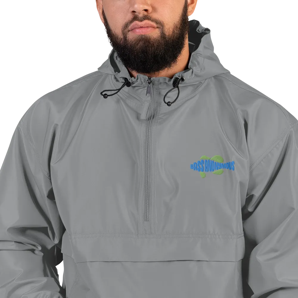 BA Embroidered Teal/Green Swimlogo Packable Jacket Champion