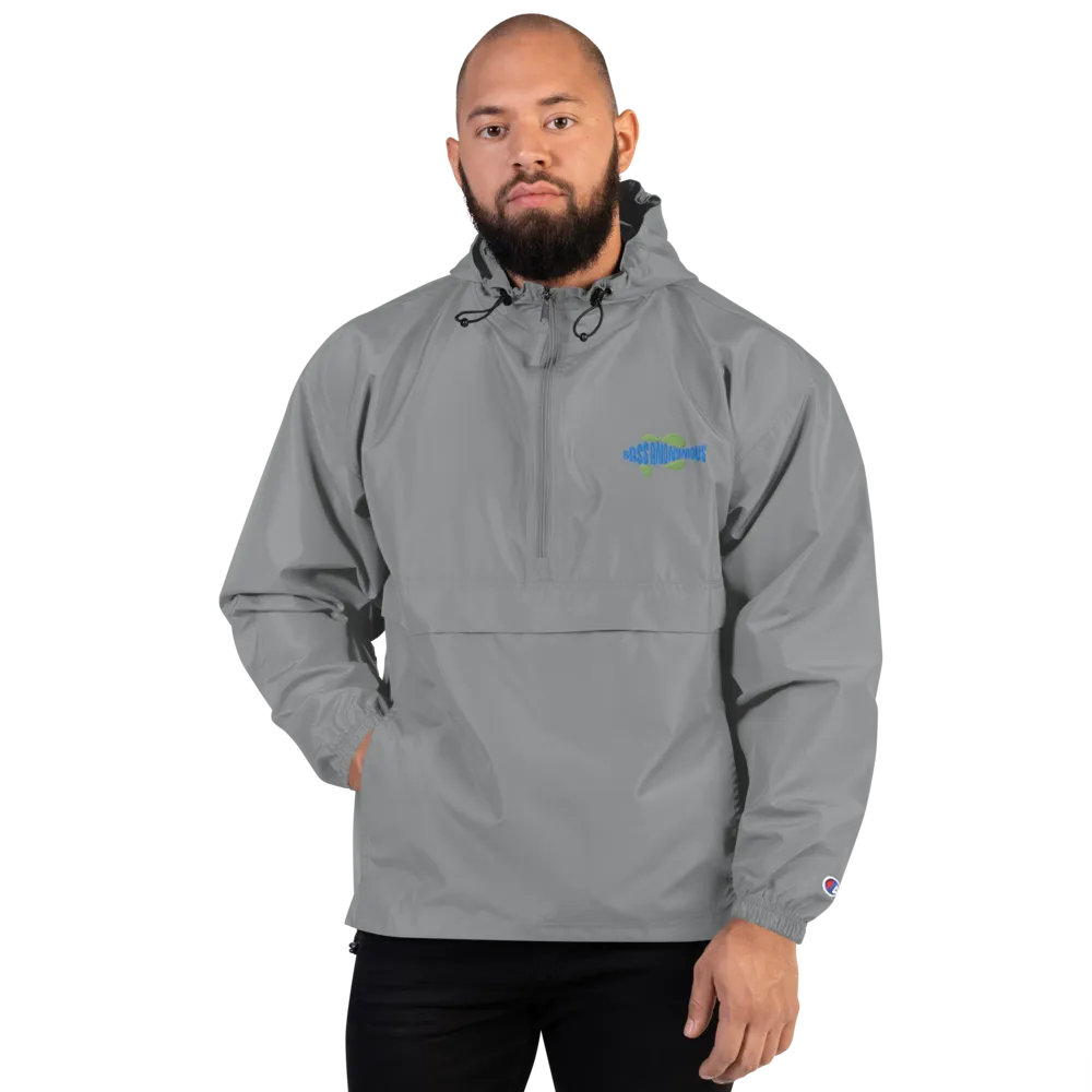 BA Embroidered Teal/Green Swimlogo Packable Jacket Champion
