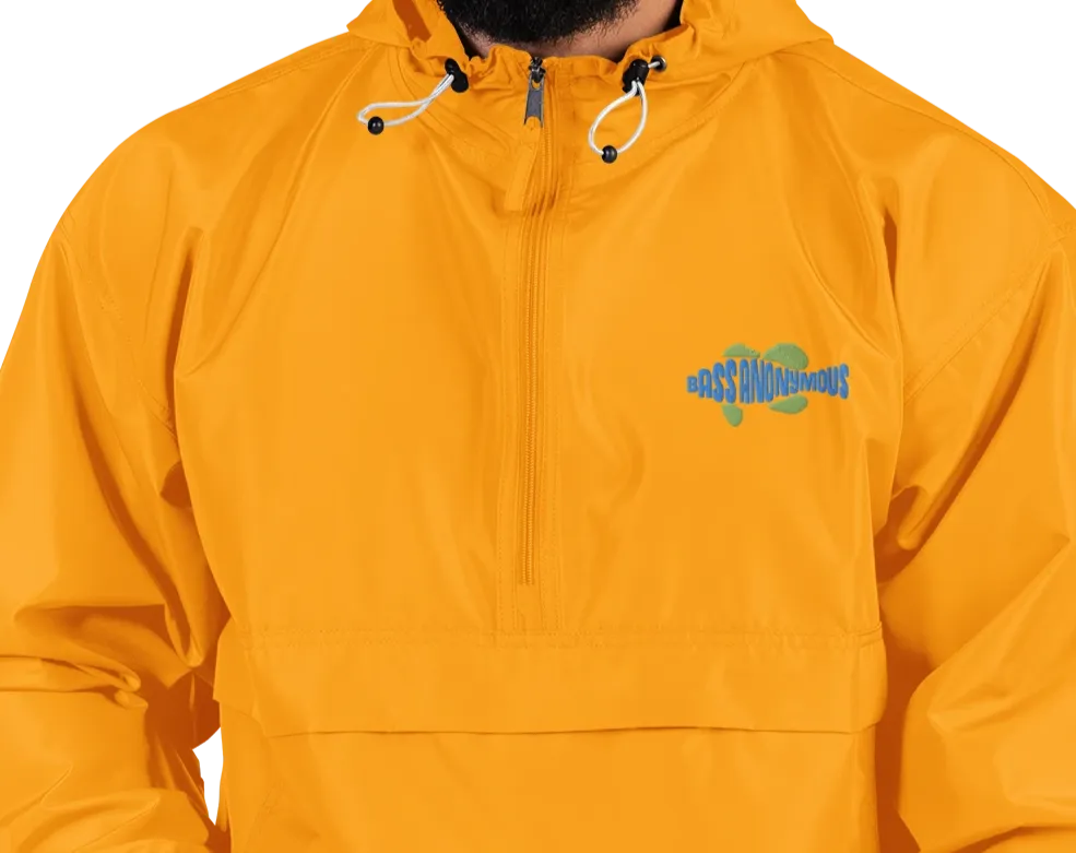BA Embroidered Teal/Green Swimlogo Packable Jacket Champion