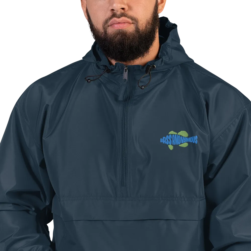 BA Embroidered Teal/Green Swimlogo Packable Jacket Champion