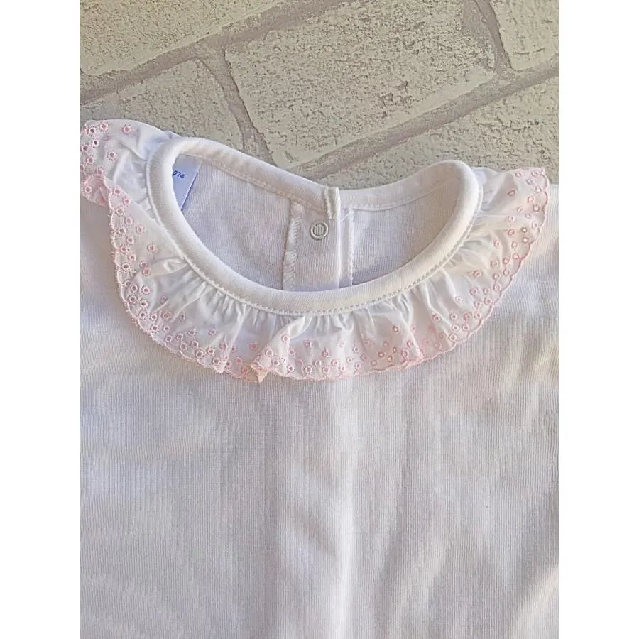 Baby Pink Frill Collar Vest