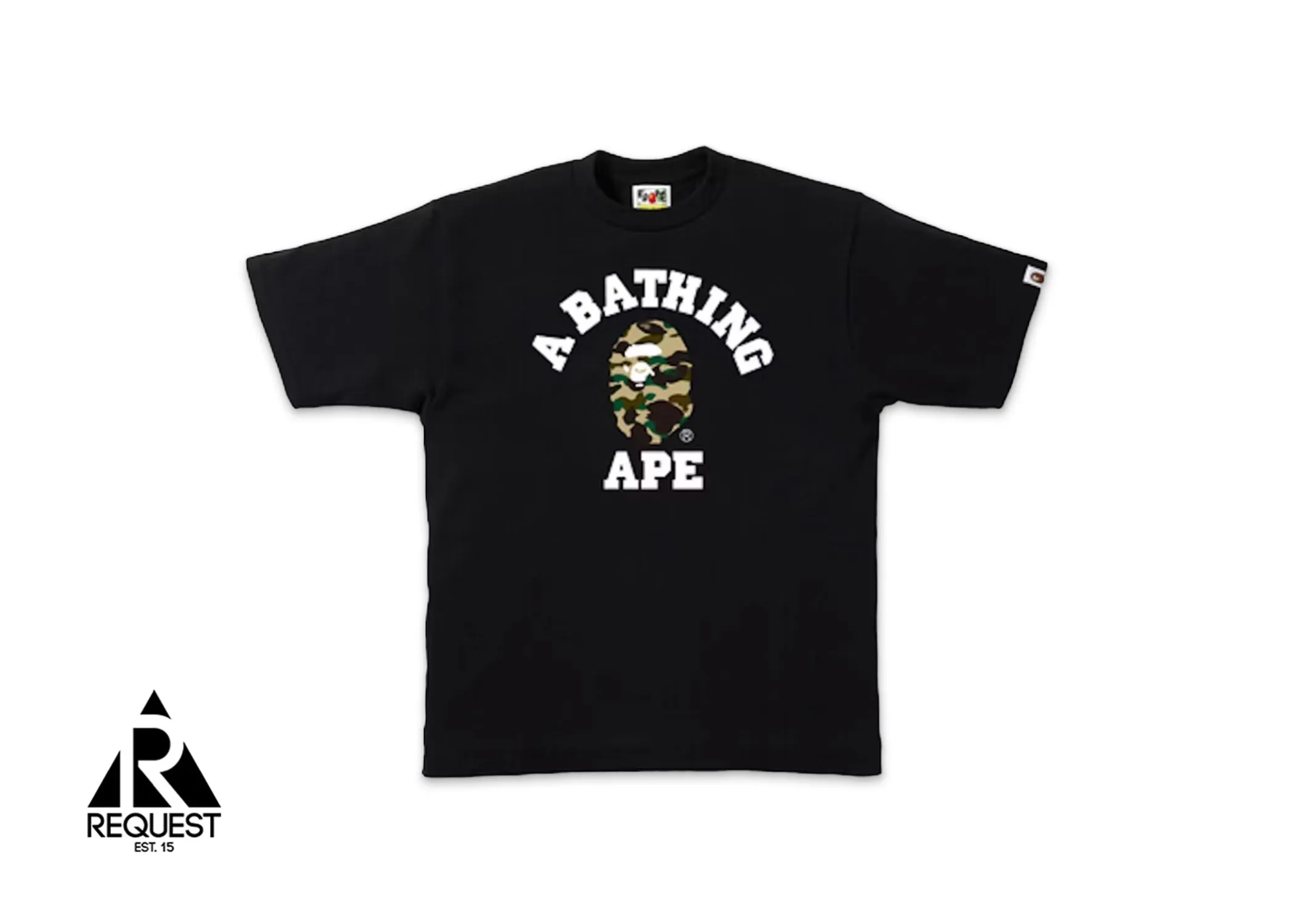 BAPE College Tee “Yellow Camo”