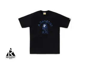 BAPE Color Camo College Tee (SS24) “Black/Navy”
