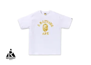 BAPE Color Camo College Tee (SS24) “White/Yellow"