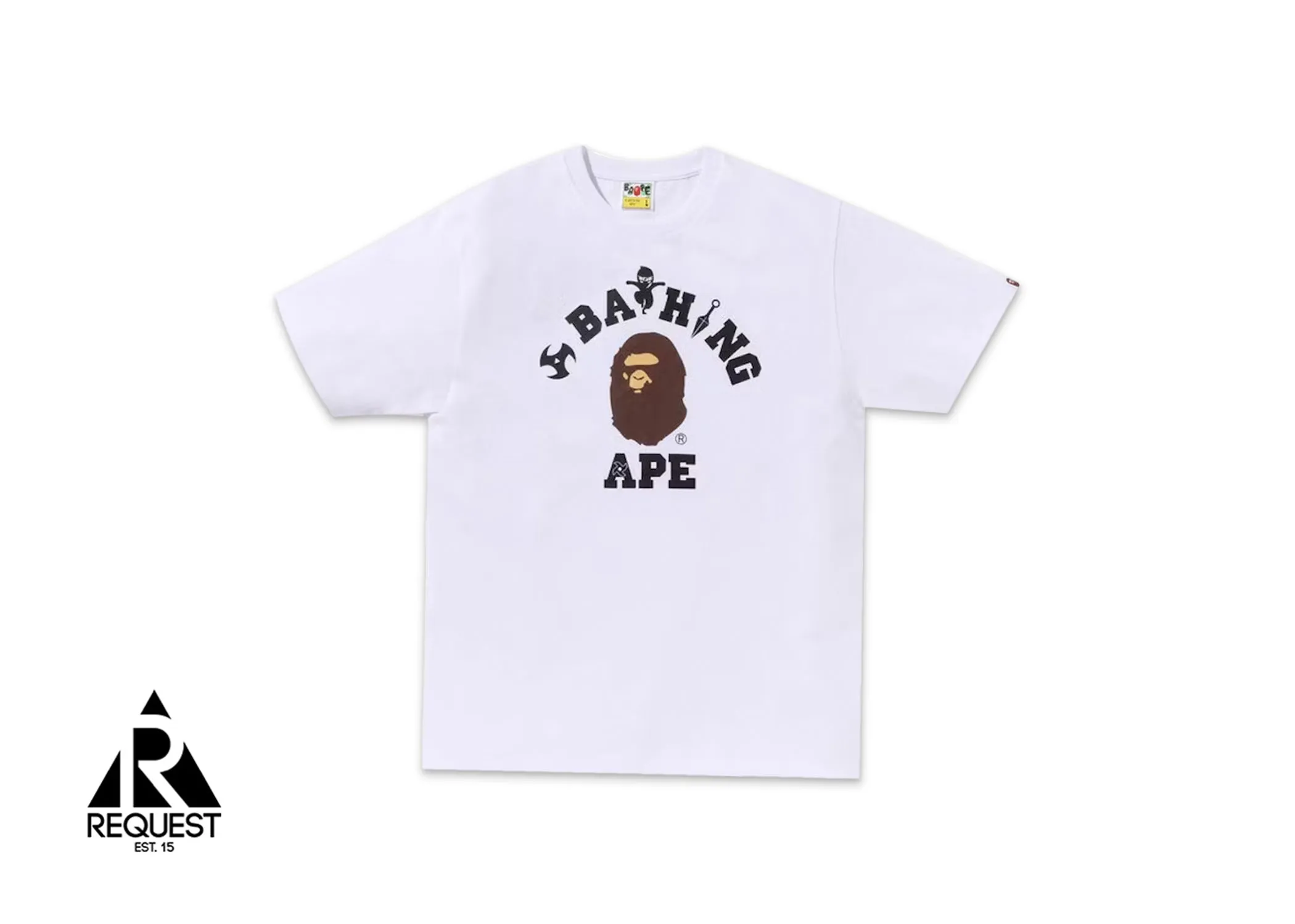 BAPE Ninja College Tee "White"