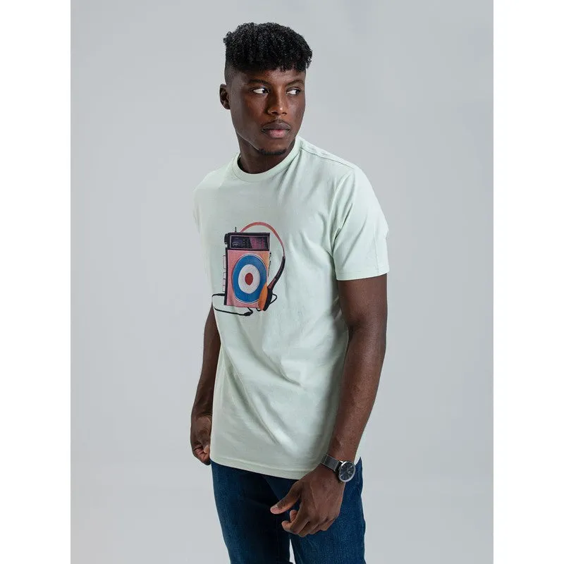 Ben Sherman - Portable Radio Tee Shirt Pistachio