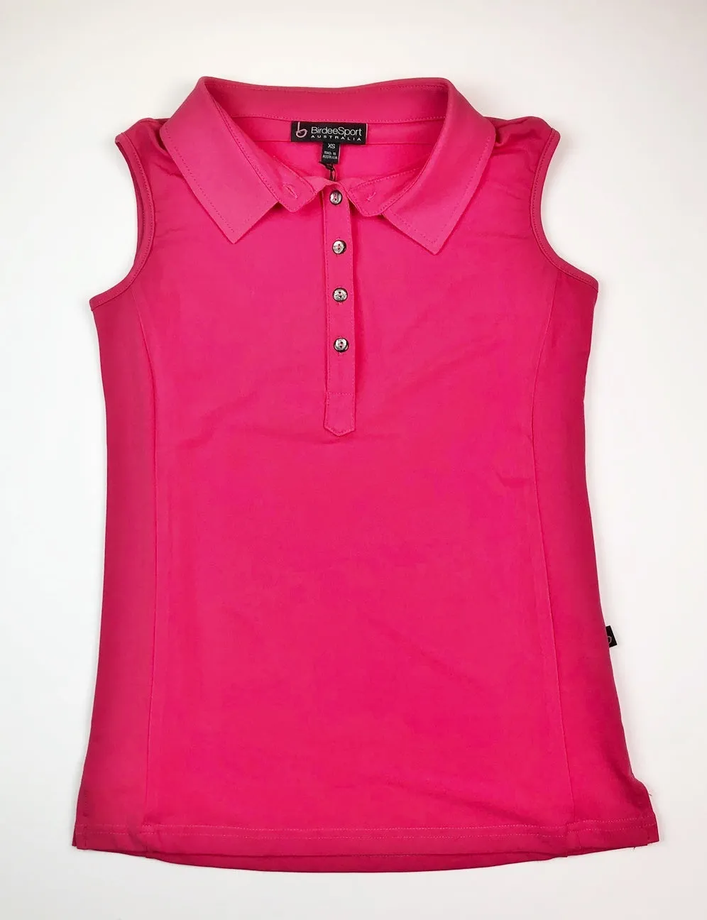 Birdee Sport Sleeveless Polo in Pink