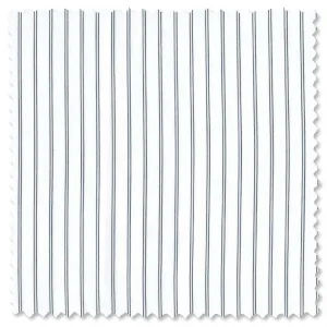 Black Stripe Italian Poplin
