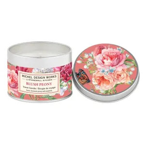 Blush Peony Travel Candle