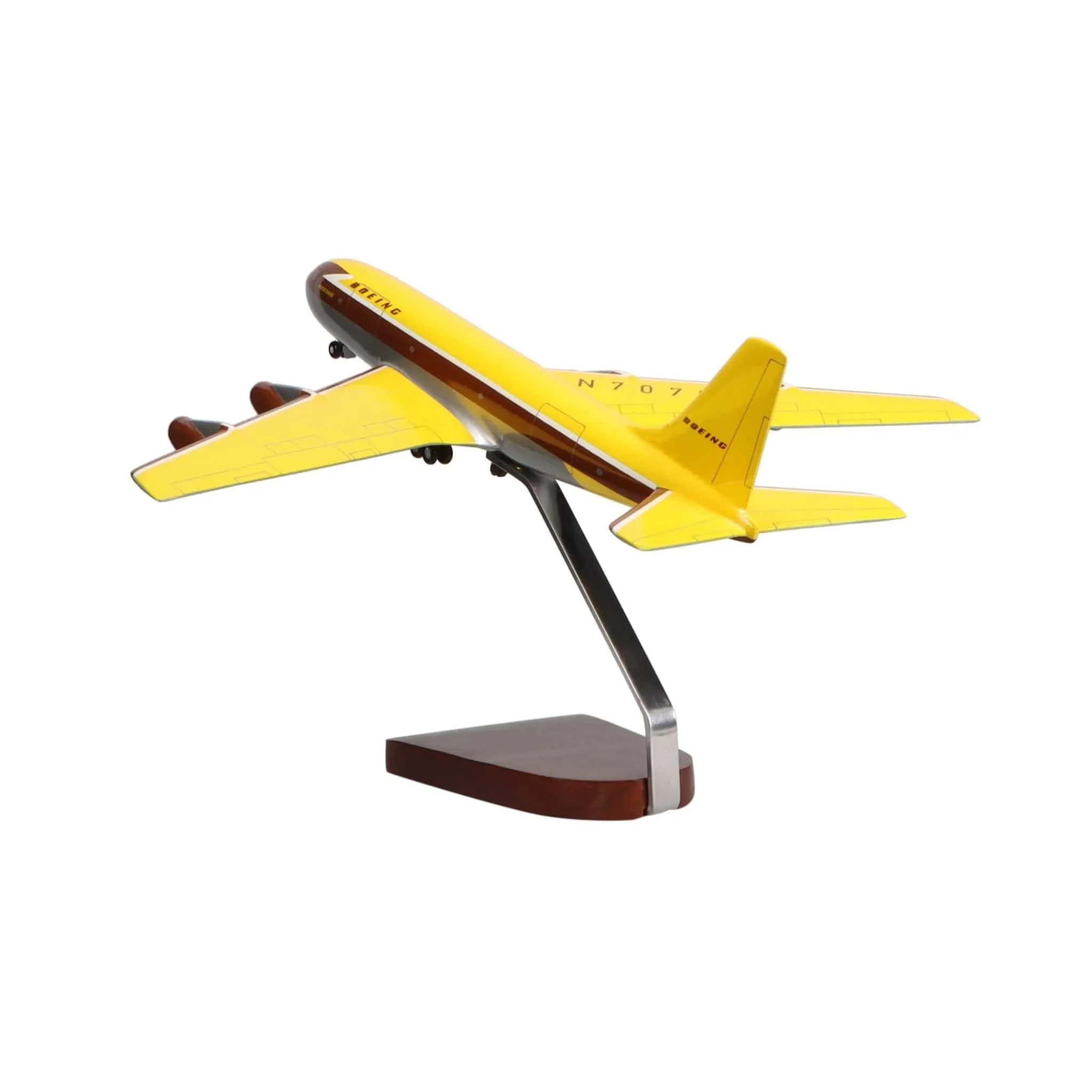 Boeing 707 (Factory Prototype 367-80) Large Mahogany Model