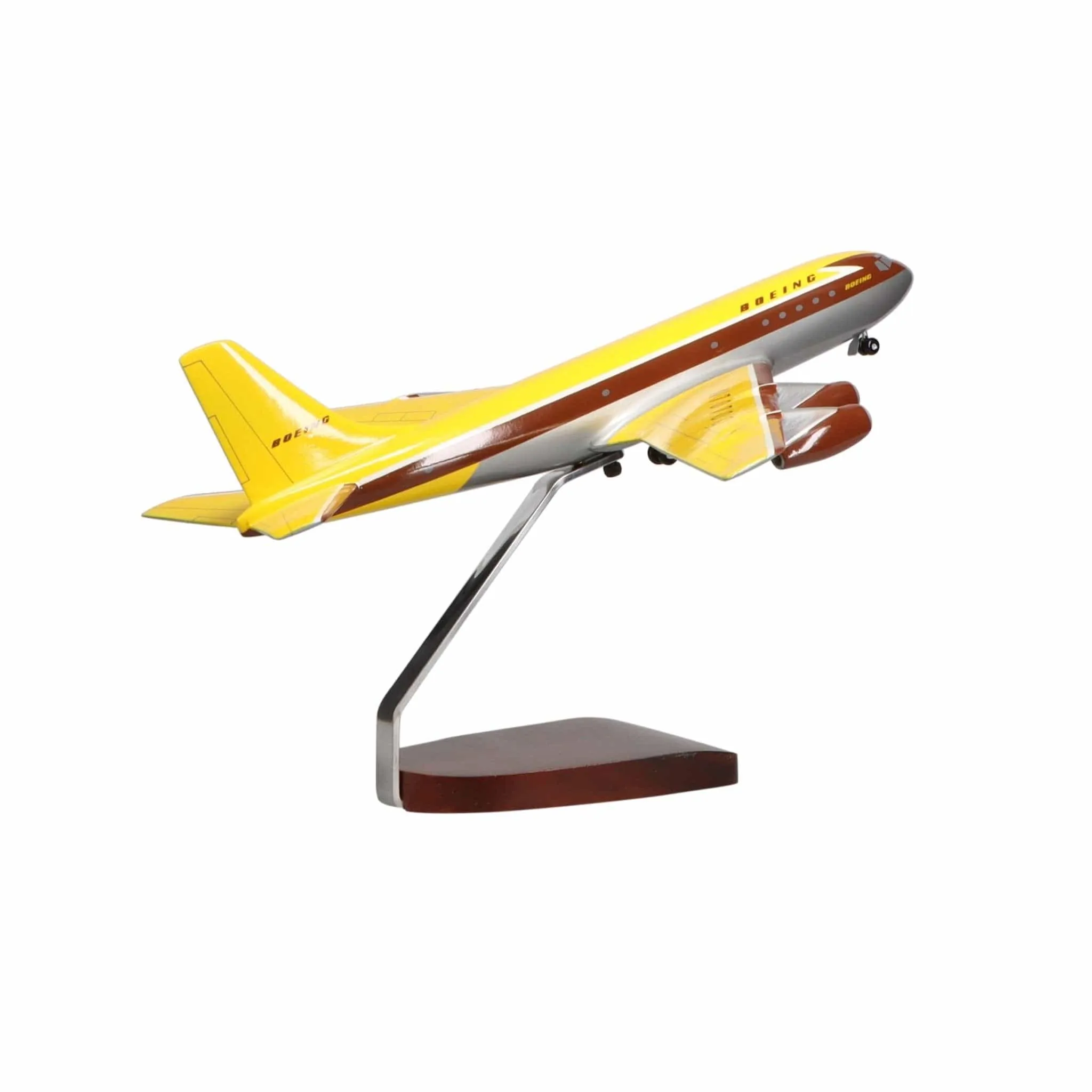 Boeing 707 (Factory Prototype 367-80) Large Mahogany Model
