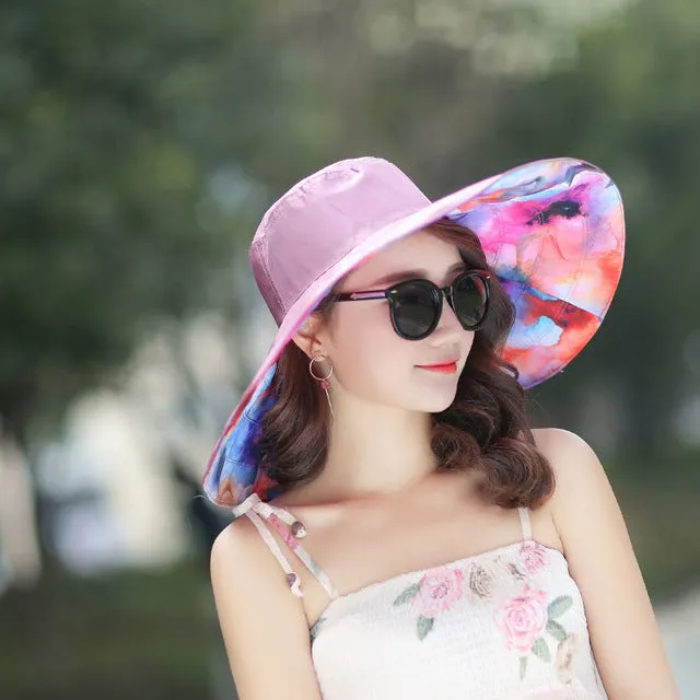 Bohemian Style Reversible Sun Hat
