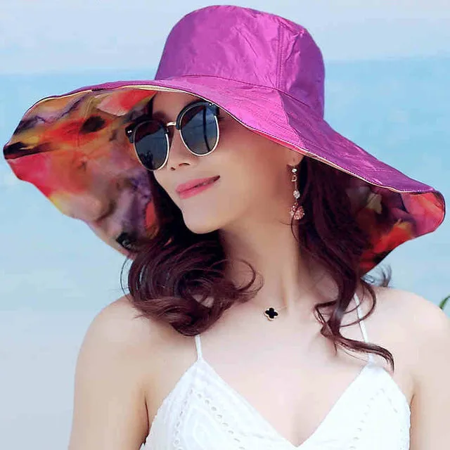 Bohemian Style Reversible Sun Hat