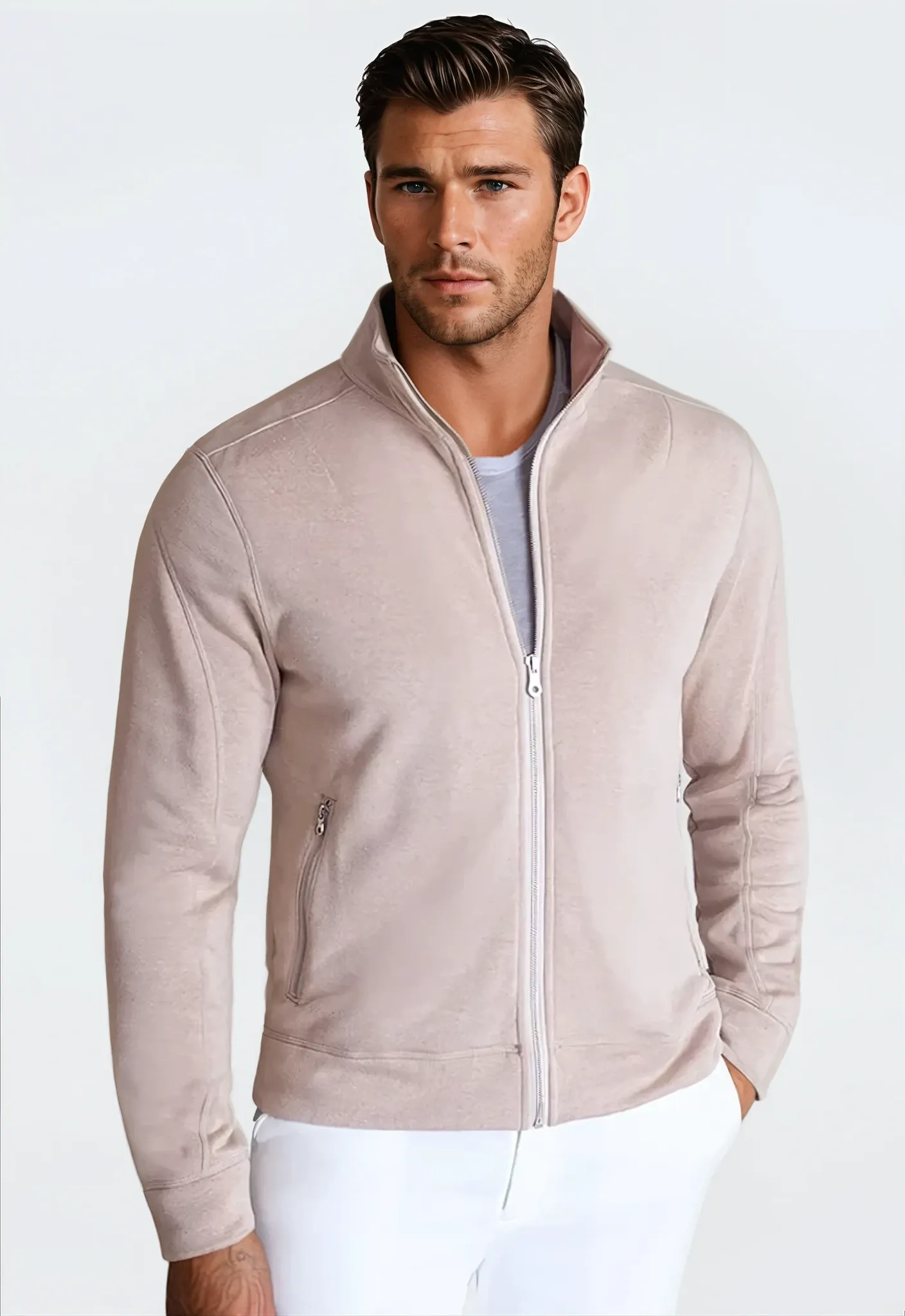 Breckenridge Full-Zip Sweatshirt Camel