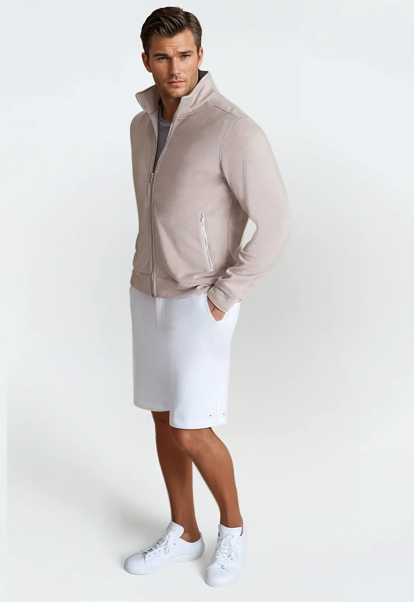 Breckenridge Full-Zip Sweatshirt Camel