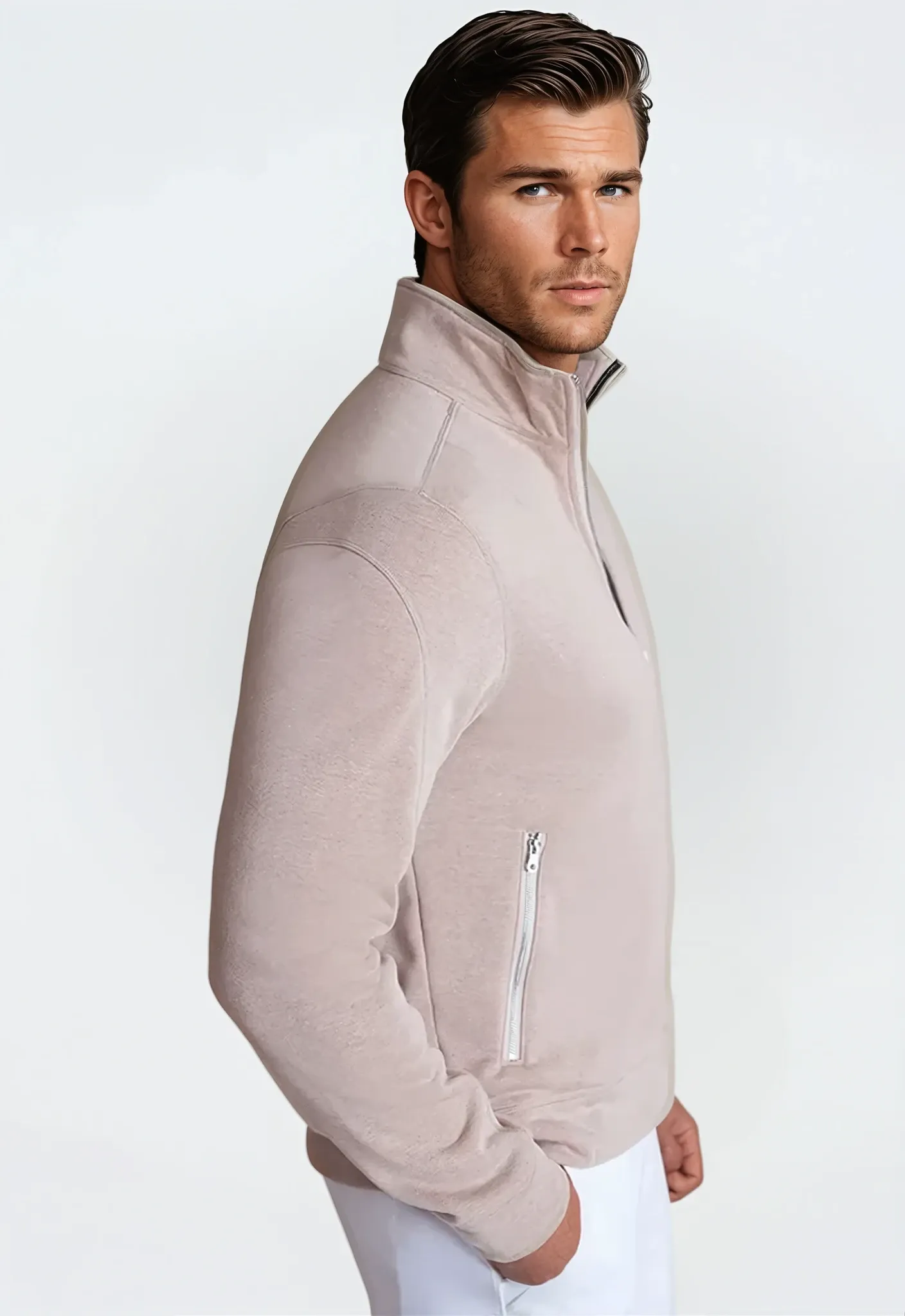 Breckenridge Full-Zip Sweatshirt Camel