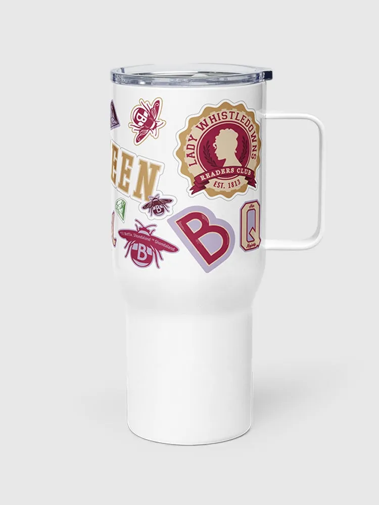 Bridgerton Sticker Icons 25 oz. Travel Mug