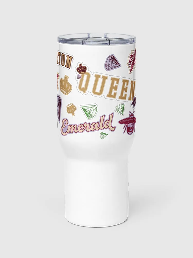 Bridgerton Sticker Icons 25 oz. Travel Mug