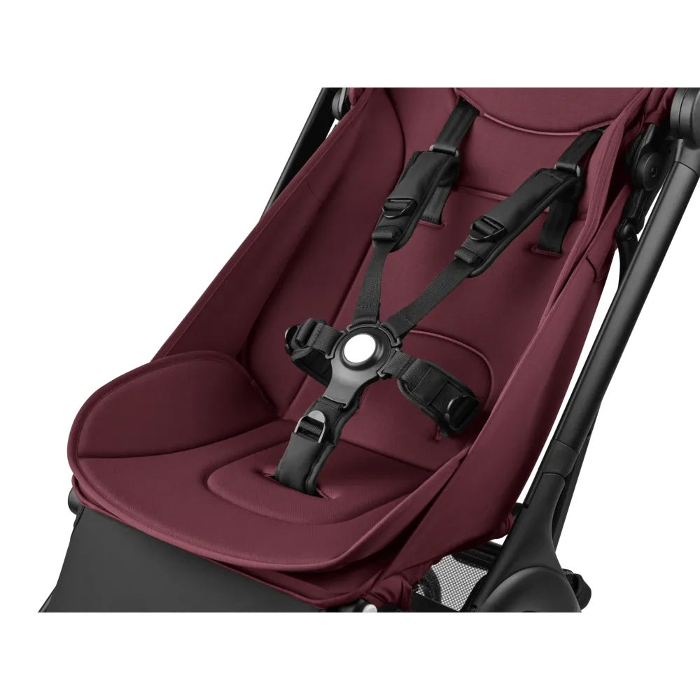 Bugaboo Butterfly Stroller with Travel Bag & Bumper Bar - Dark Cherry