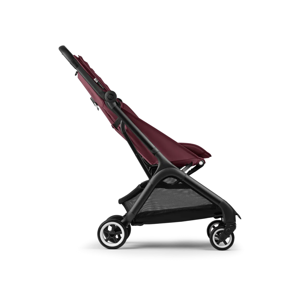 Bugaboo Butterfly Stroller with Travel Bag & Bumper Bar - Dark Cherry