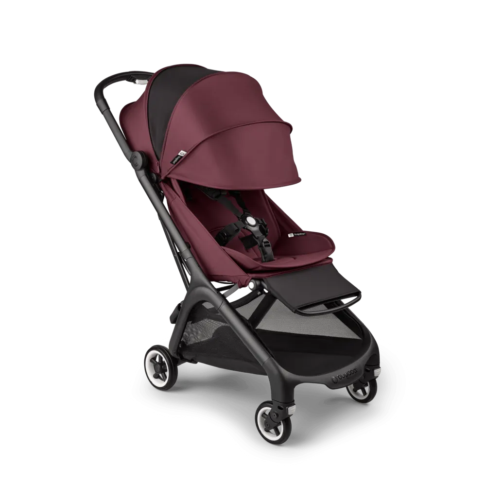 Bugaboo Butterfly Stroller with Travel Bag & Bumper Bar - Dark Cherry