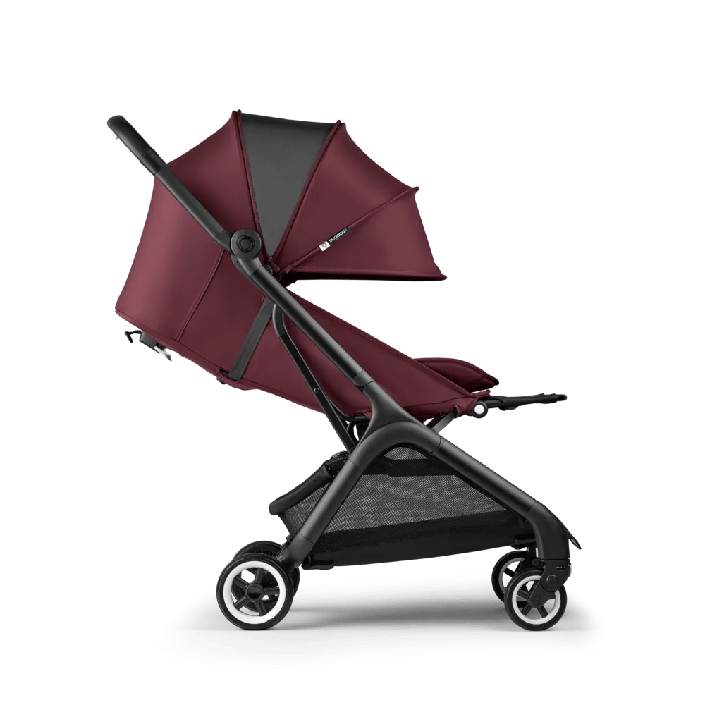 Bugaboo Butterfly Stroller with Travel Bag & Bumper Bar - Dark Cherry