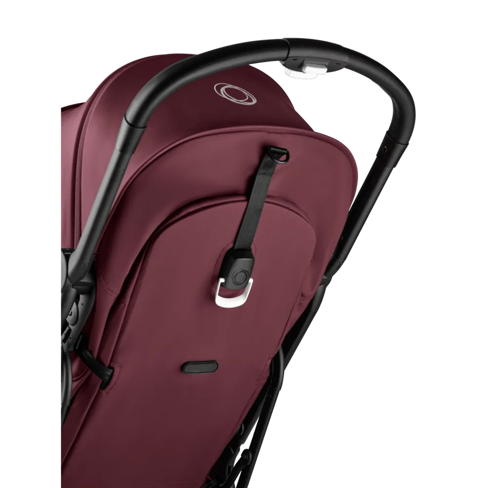 Bugaboo Butterfly Stroller with Travel Bag & Bumper Bar - Dark Cherry