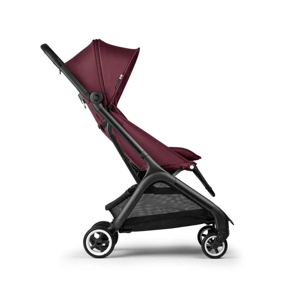 Bugaboo Butterfly Stroller with Travel Bag & Bumper Bar - Dark Cherry