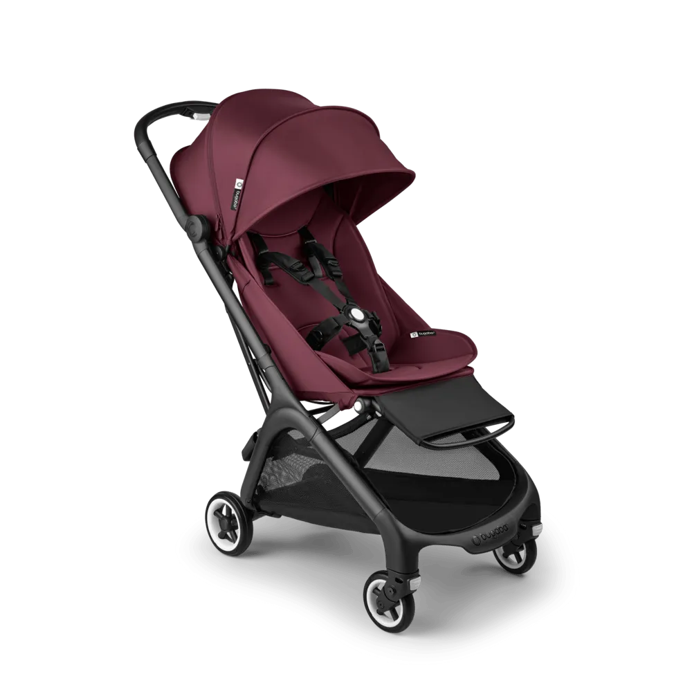 Bugaboo Butterfly Stroller with Travel Bag & Bumper Bar - Dark Cherry