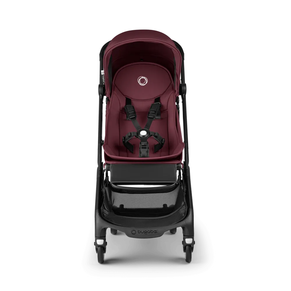 Bugaboo Butterfly Stroller with Travel Bag & Bumper Bar - Dark Cherry