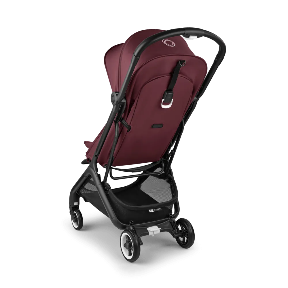 Bugaboo Butterfly Stroller with Travel Bag & Bumper Bar - Dark Cherry