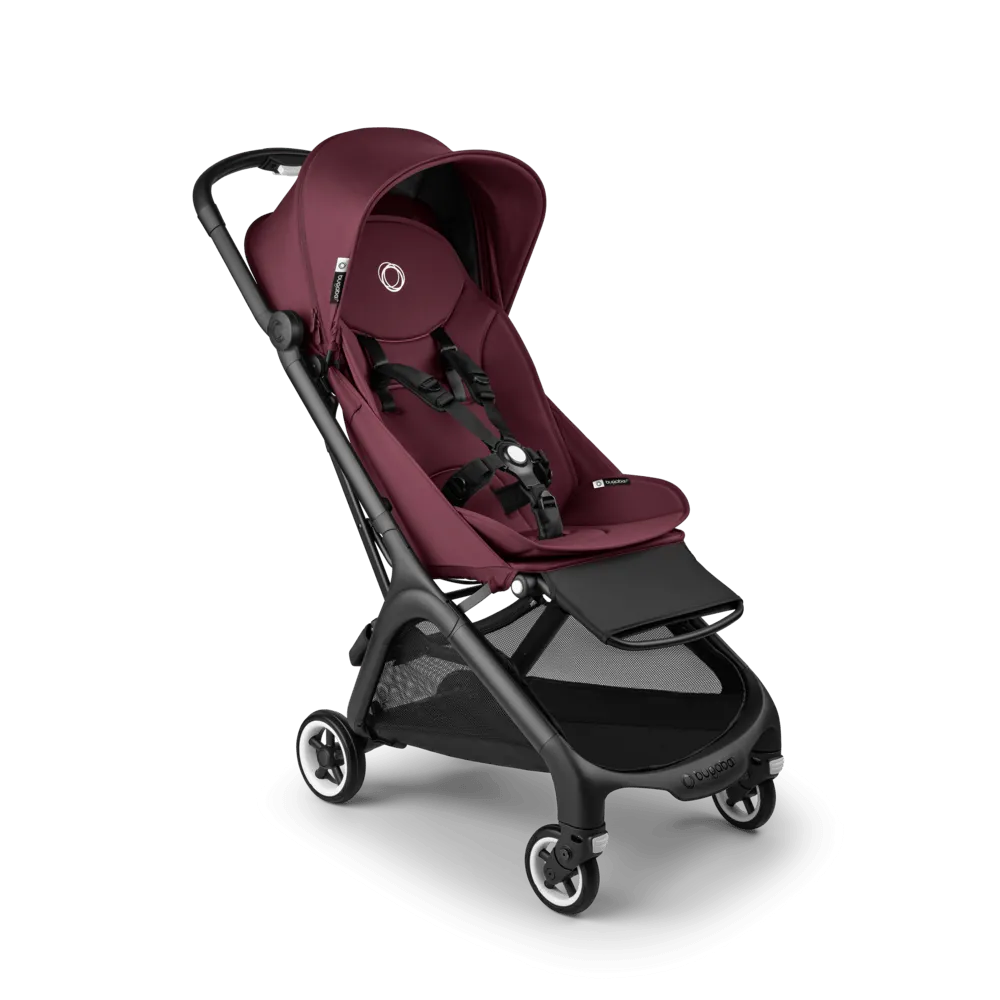 Bugaboo Butterfly Stroller with Travel Bag & Bumper Bar - Dark Cherry