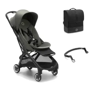 Bugaboo Butterfly Stroller with Travel Bag & Bumper Bar - Forest Green
