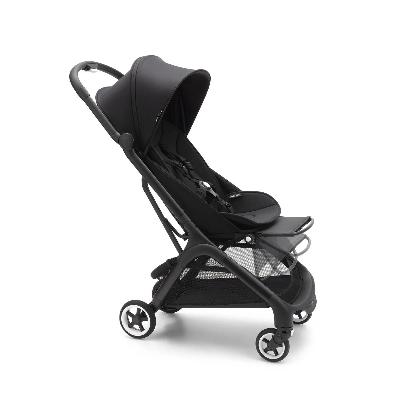 Bugaboo Butterfly Stroller with Travel Bag & Bumper Bar - Midnight Black