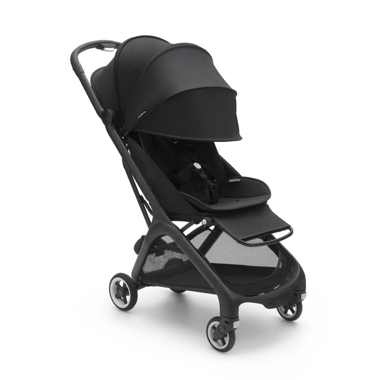 Bugaboo Butterfly Stroller with Travel Bag & Bumper Bar - Midnight Black