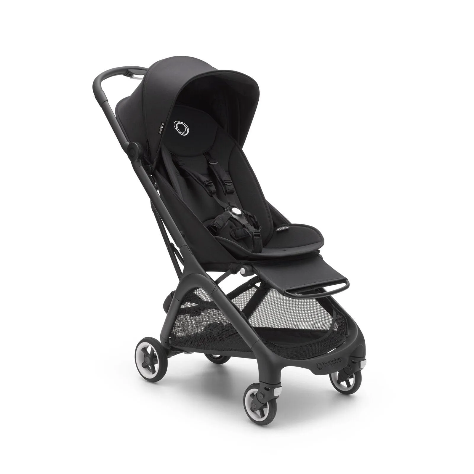 Bugaboo Butterfly Stroller with Travel Bag & Bumper Bar - Midnight Black